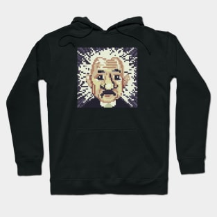 Albert Einstein pixel art Hoodie